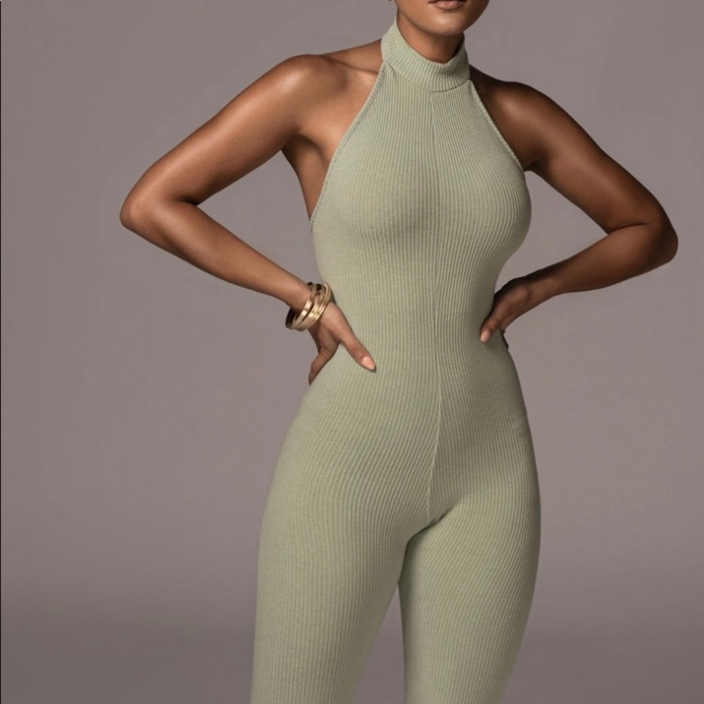 Sage Cynzia Halter Jumpsuit